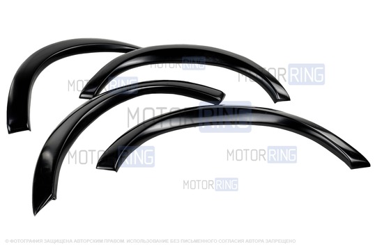 Накладки на колесные арки узкие для ВАЗ 2110, 2111, 2112