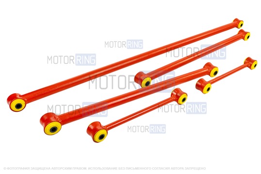 Комплект реактивных тяг задней подвески TRS Спорт Трек для Лада 4х4, Шевроле Нива