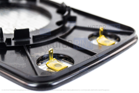 Комплект зеркальных элементов (стекол) SALINA старого образца с 4 встраиваемыми повторителями (нейтральный антиблик, обогрев) для Лада Приора