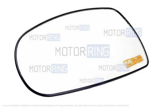 Комплект зеркальных элементов (стекол) SALINA старого образца с 2 встраиваемыми повторителями (нейтральный антиблик, обогрев) для Лада Калина