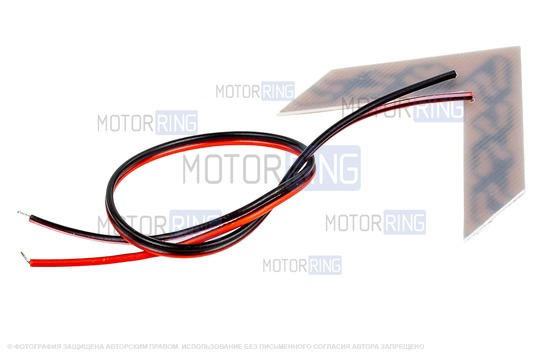 Комплект зеркальных элементов (стекол) SALINA старого образца с 2 встраиваемыми повторителями (нейтральный антиблик, обогрев) для Лада Калина