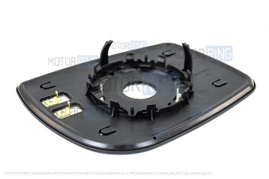 Комплект зеркальных элементов (стекол) SALINA Люкс с 2 встраиваемыми повторителями (нейтральный антиблик, обогрев) для Лада Калина, Калина 2, Гранта седан