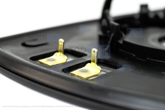 Комплект зеркальных элементов (стекол) SALINA Люкс с 2 встраиваемыми повторителями (нейтральный антиблик, обогрев) для Лада Калина, Калина 2, Гранта седан