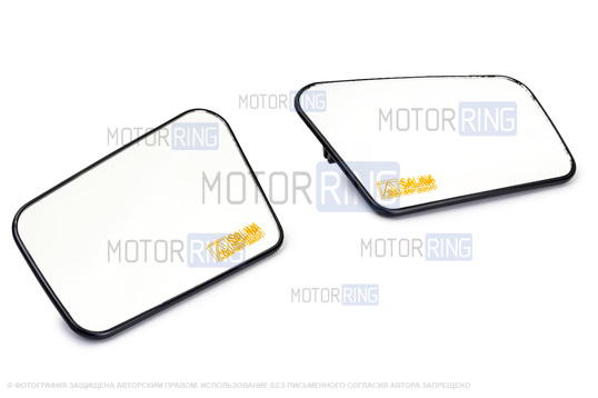 Зеркальные элементы (стекла) SALINA с 2 встраиваемыми повторителями (нейтральный антиблик, обогрев) для ВАЗ 2108-21099, 2113-2115