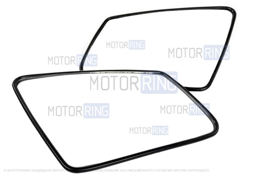 Зеркальные элементы в зеркала заднего вида АТП в стиле Мерседеса AMG с 2 встраиваемыми повторителями (нейтральный антиблик, обогрев) для ВАЗ 2104, 2105, 2107, 2108-2115, Лада Приора, 4х4, Нива Легенд, Веста, Шевроле Нива