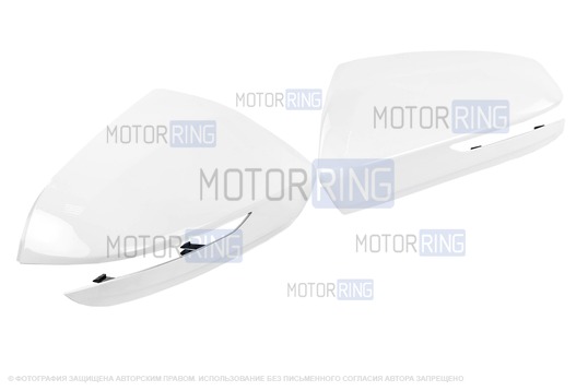 Накладки на боковые зеркала образца от 2019 года для Лада Веста, Ларгус FL