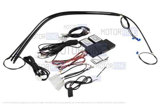 Универсальная неоновая лента контурной подсветки салона Ambient light 64 цвета с функцией приветствия_1