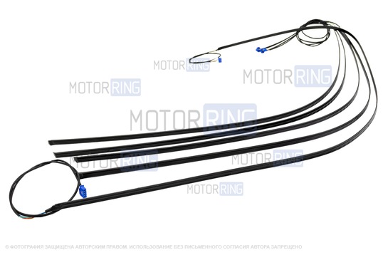 Универсальная неоновая лента контурной подсветки салона Ambient light 64 цвета с функцией приветствия