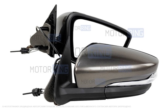 Механические боковые зеркала АТП Лифтбек с обогревом и повторителем для Лада Гранта, Гранта FL, Калина, Калина 2, Датсун_1