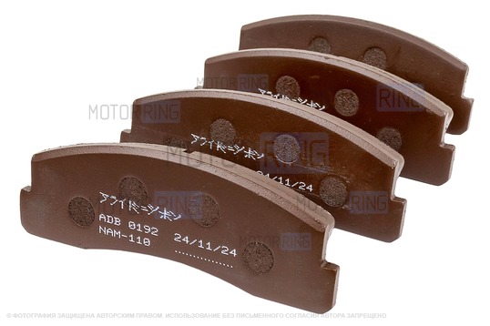 Тормозные колодки передние Allied Nippon для Лада 4х4, Нива Легенд, Нива Тревел, Шевроле Нива_1