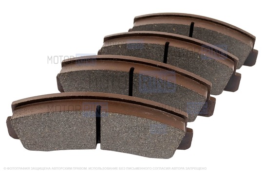 Тормозные колодки передние Allied Nippon для Лада 4х4, Нива Легенд, Нива Тревел, Шевроле Нива