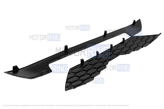 Комплект зимней защиты радиатора (заглушка на зиму) ЯрПласт для Датсун Ми-До, Он-до после рестайлинга 2020 года