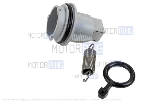 Правая блок фара ML под Bosch с черным корпусом, маской, поворотником и прозрачным стеклом для ВАЗ 2113-2115