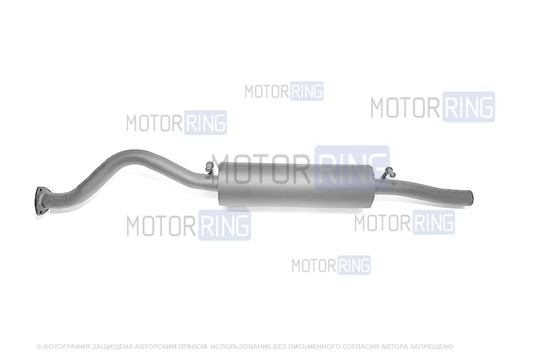 Глушитель DK Pro ZRB на треугольном фланце для Лада Веста_1