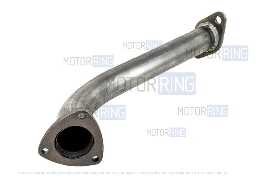 Адаптер катализатора (гиб 71 градус) DK Pro 500мм для ВАЗ 2108-21099, 2110-2112, 2113-2115, Лада Калина, Калина 2, Гранта, Гранта FL, Приора_1