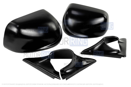 Накладки на зеркала Кураж (К-1) для ВАЗ 2110, 2111, 2112