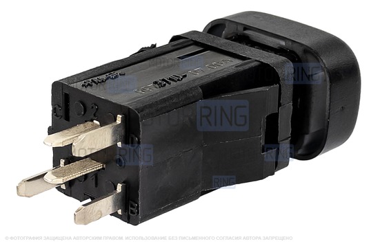 Пересвеченная кнопка обогрева боковых зеркал с индикацией для ВАЗ 2113-2115, Лада Калина, Нива Тревел, Шевроле Нива