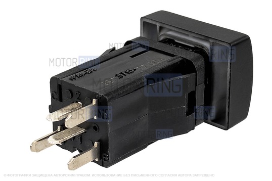 Пересвеченная кнопка дополнительного отопителя с индикацией для Лада Приора, Калина 2, Гранта, Гранта FL, Нива Легенд