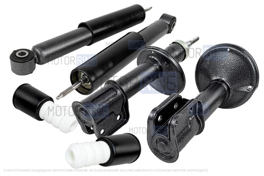 Саморегулирующиеся стойки с буферами и защитными кожухами и амортизаторы Технологии Будущего для Лада Ларгус_1