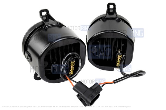 Диодные ПТФ Sal-Man 50W 4600lux для Лада Приора, Шевроле Нива с 2009 г.в., Лада Нива 2123, ГАЗ Газель