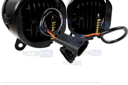 Диодные ПТФ Sal-Man 50W 4600lux для Лада Приора, Шевроле Нива с 2009 г.в., Лада Нива 2123, ГАЗ Газель