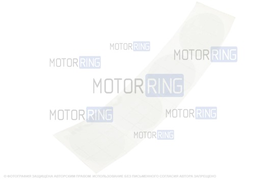 Комплект защитных накладок (наклейки) капота под буферы капота для Лада Веста