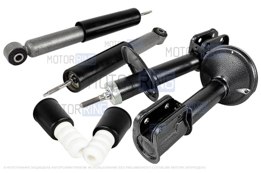 Саморегулирующиеся стойки с буферами и защитными кожухами и амортизаторы Технологии Будущего для Лада Ларгус Кросс_1