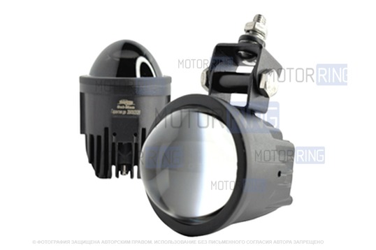 Диодные ПТФ Sal-Man 60W 16000lux (ближний, дальний) для УАЗ Патриот_1