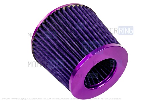 Комплект системы впуска MR нулевого сопротивления (фиолетовый воздушный фильтр, черный фильтр картерных газов, масляная пропитка, дроссельная заслонка 54мм, прокладка, датчик положения заслонки, РХХ) для ВАЗ 2101-2107, 2108-21099, 2110-2112, 2113-2115, Лада Приора, Калина, Гранта