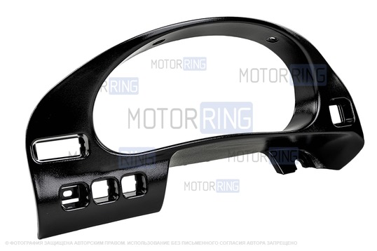 Облицовка комбинации приборов Евро черный лак для ВАЗ 2110-2112