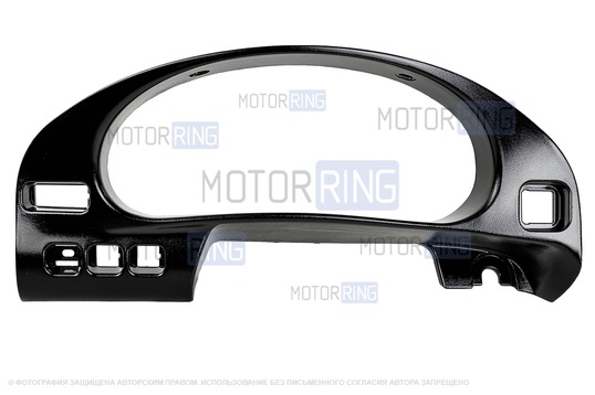 Облицовка комбинации приборов Евро черный лак для ВАЗ 2110-2112