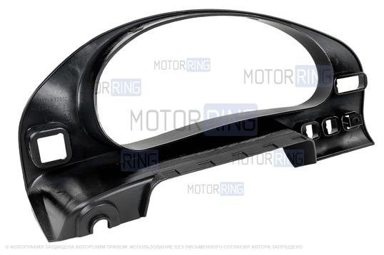 Облицовка комбинации приборов Евро черный лак для ВАЗ 2110-2112