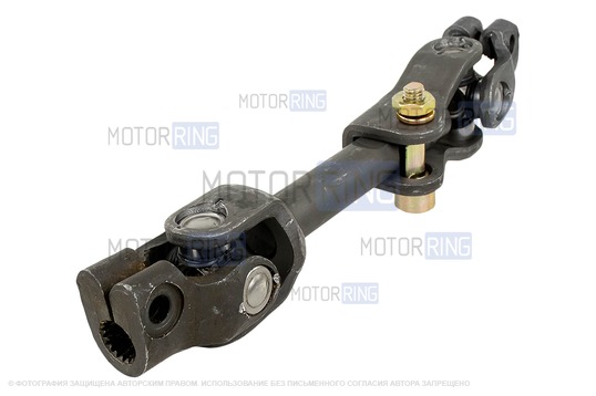 Промежуточный рулевой вал (карданчик) регулируемый для установки ЭУР для Лада 4х4 (Нива)_1