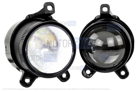 Диодные ПТФ Sal-Man 16000lux (ближний свет 70W и дальний 60W) для Лада Приора, Шевроле Нива с 2009 г.в., Лада Нива 2123, ГАЗ Газель_1