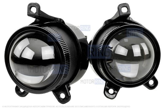 Диодные ПТФ Sal-Man 16000lux (ближний свет 70W и дальний 60W) для Лада Приора, Шевроле Нива с 2009 г.в., Лада Нива 2123, ГАЗ Газель