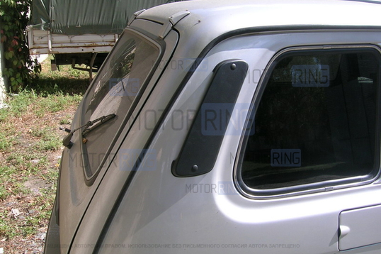 Комплект черных накладок Аэроэффект для Лада 4х4, Нива Легенд