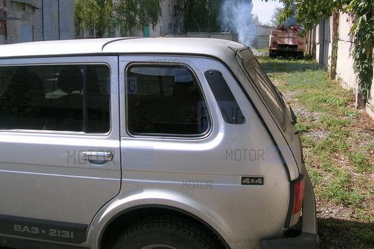 Комплект черных накладок Аэроэффект для Лада 4х4, Нива Легенд