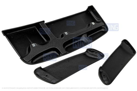 Комплект черных накладок Аэроэффект для Лада 4х4, Нива Легенд