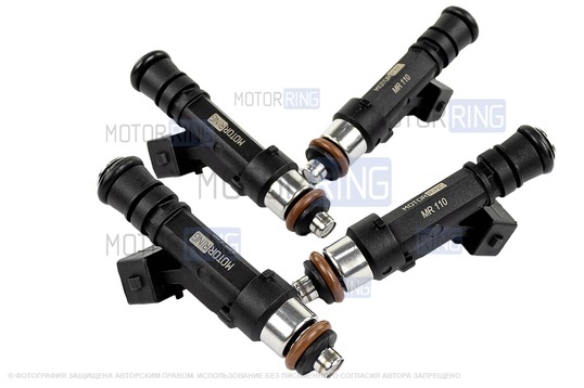 Форсунки MR 110 (аналог 0 280 158 110) 4шт для ВАЗ 2108-21099, 2110-2112, 2113-2115