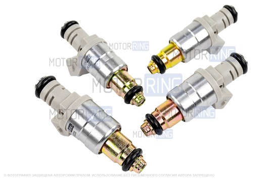 Топливные форсунки MR 6238 (аналог 2111-1144010-05) 4шт под двигатель 2111, 2112 для ВАЗ 2108-21099, 2110-2112, 2113-2115