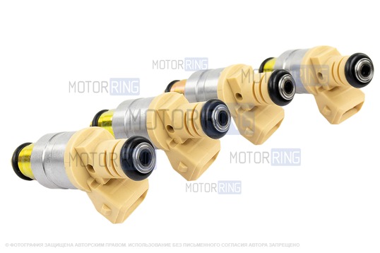 Топливные форсунки MR 6393 (аналог 2111-1132010-02) 4шт под двигатель 2111, 2104, 21063 для 8 кл ВАЗ 2104-2107, 2108-21099, 2110-2112, 2113-2115