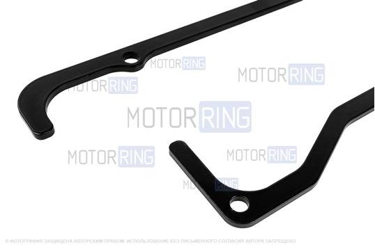 Прижимные пластины клапанной крышки MR 4мм (черные) для ВАЗ 2101-2107, Лада 4х4, Нива Легенд, Нива Тревел, Шевроле Нива