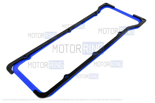 Черные прижимные пластины клапанной крышки 4мм с силиконовой прокладкой ГБЦ CS20 Profi для ВАЗ 2101-2107, Лада 4х4, Нива Легенд, Нива Тревел, Шевроле Нива