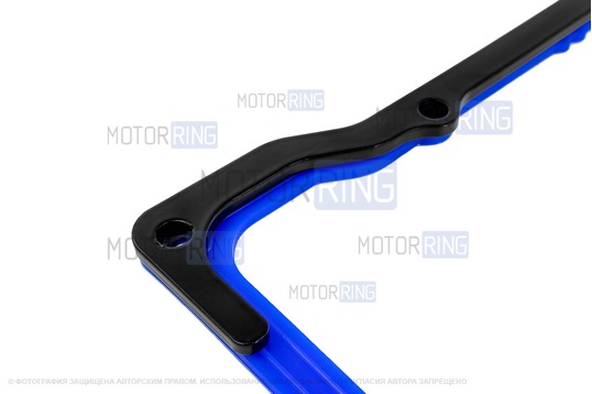 Черные прижимные пластины клапанной крышки 4мм с силиконовой прокладкой ГБЦ CS20 Profi для ВАЗ 2101-2107, Лада 4х4, Нива Легенд, Нива Тревел, Шевроле Нива