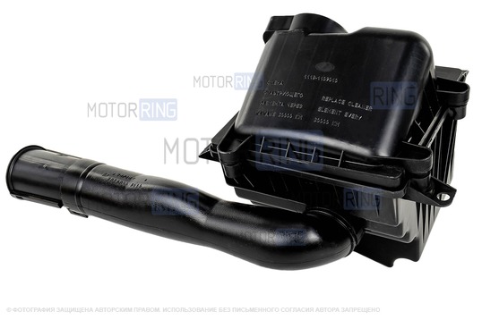 Комплект системы впуска MR (корпус воздушного фильтра из 5 частей, фильтр нулевого сопротивления, дроссельная заслонка 46мм, прокладка, датчик положения заслонки, РХХ) для Лада Калина с двигателем 1.6л