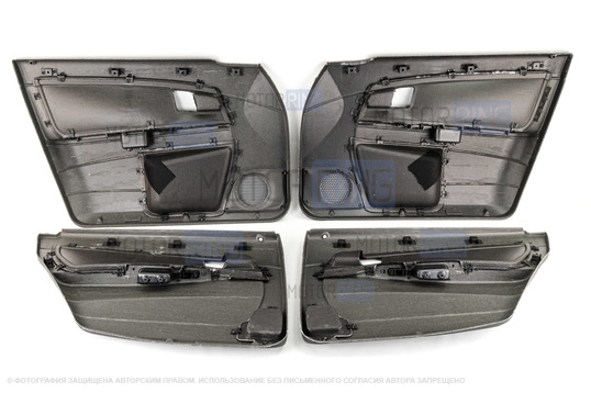 Заводские обивки дверей нового образца на Лада Приора