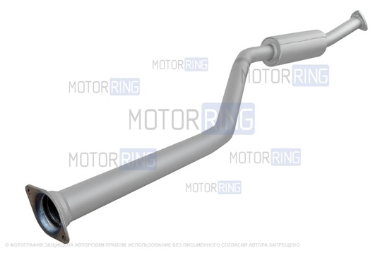 Резонатор-труба DK Pro с бочкой для ВАЗ 2101-2107_1