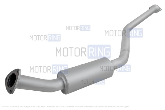 Резонатор-труба DK Pro с бочкой для ВАЗ 2101-2107