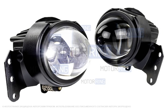 Диодные ПТФ Sal-Man 60W 13000lux (ближний, дальний) для БМВ 3, 5, 6, X3