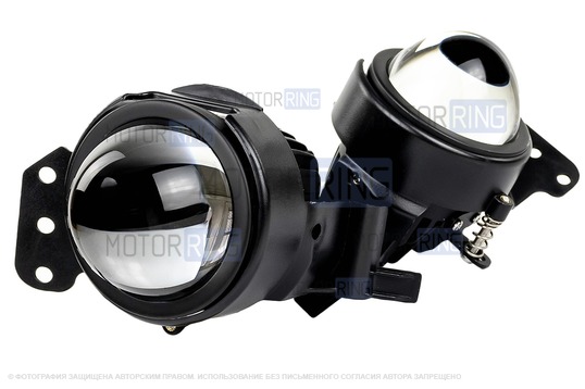 Диодные ПТФ Sal-Man 60W 13000lux (ближний, дальний) для БМВ 3, 5, 6, X3